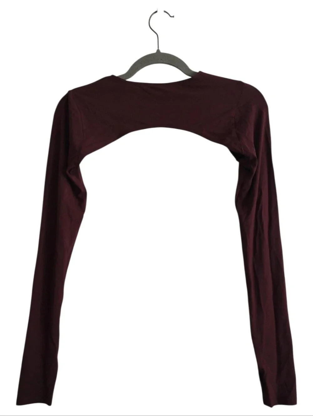I.AM.GIA Chocolate Brown Shrug Shoulder Cover Y2K Rave Party Festival Jacket
